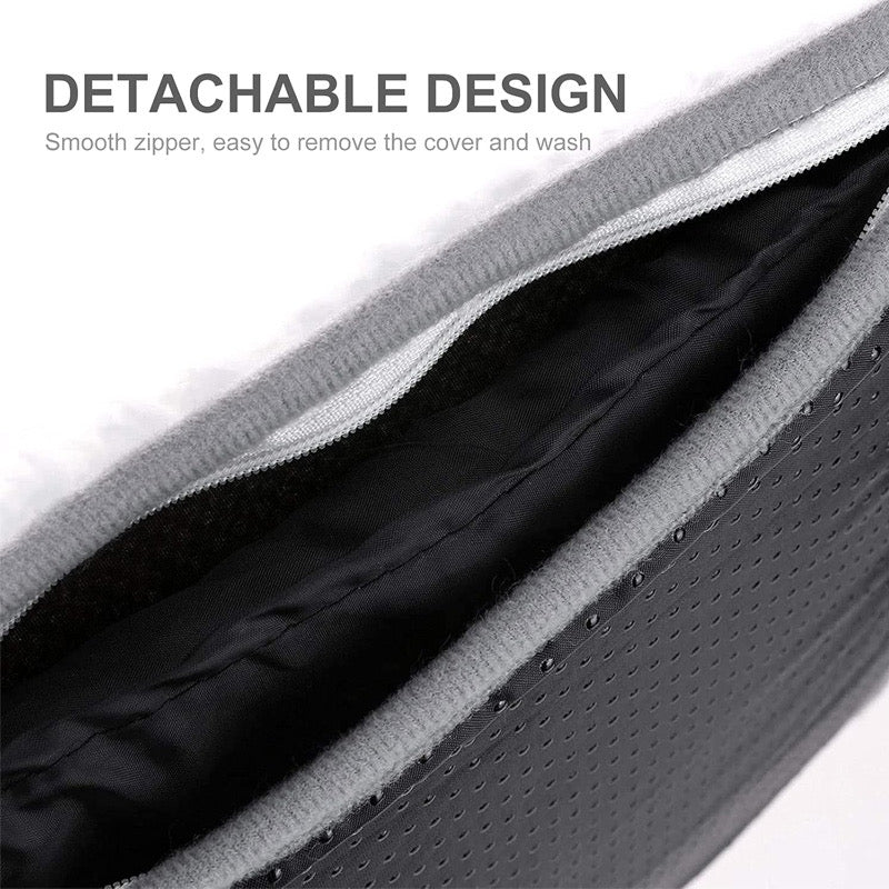 USB Plush Foot Warmer – Soft & Washable Heating Pad