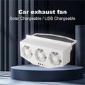 Solar-Powered Exhaust Fan for Car Window