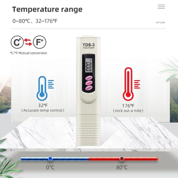 TDS Meter Water Purity Tester