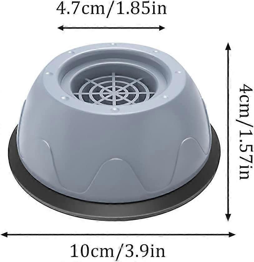 Anti-Vibration Rubber Feet Pads – Non-Slip, Noise-Reducing & Waterproof Appliance Mats (4 Pcs)
