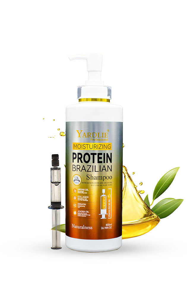 Yardlie Brazilian Protein Shampoo 750ml with Keratin Injection Treatment | Argan Oil