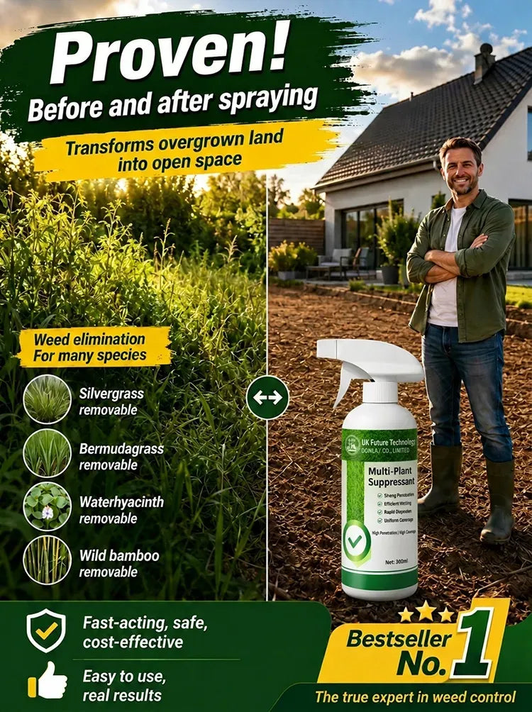 Imported Natural Garden Care Spray Concentrated Herbicide Control